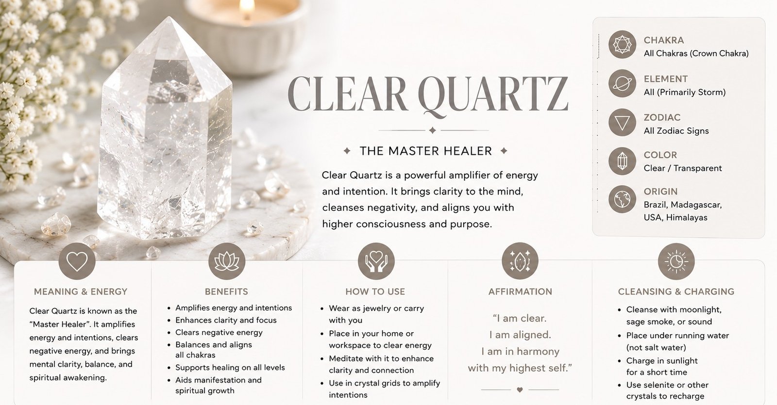 clear quartz